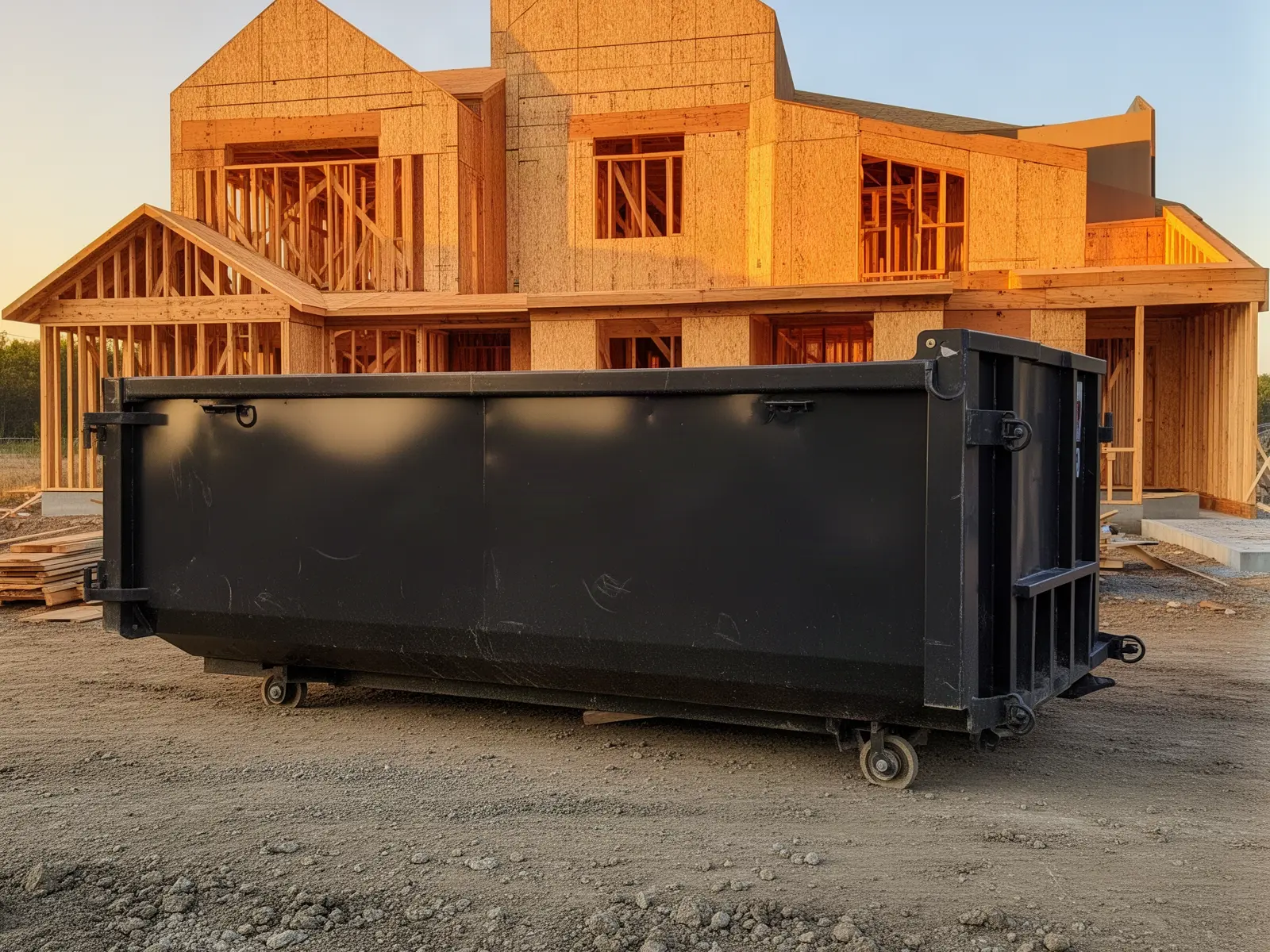 Roll-off dumpster from Sunshine State Dumpster Rental & Hauling in Daytona Beach, FL